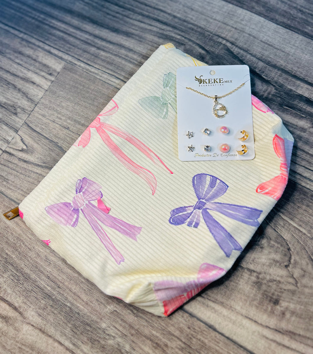Ribbon Cosmetic Bag