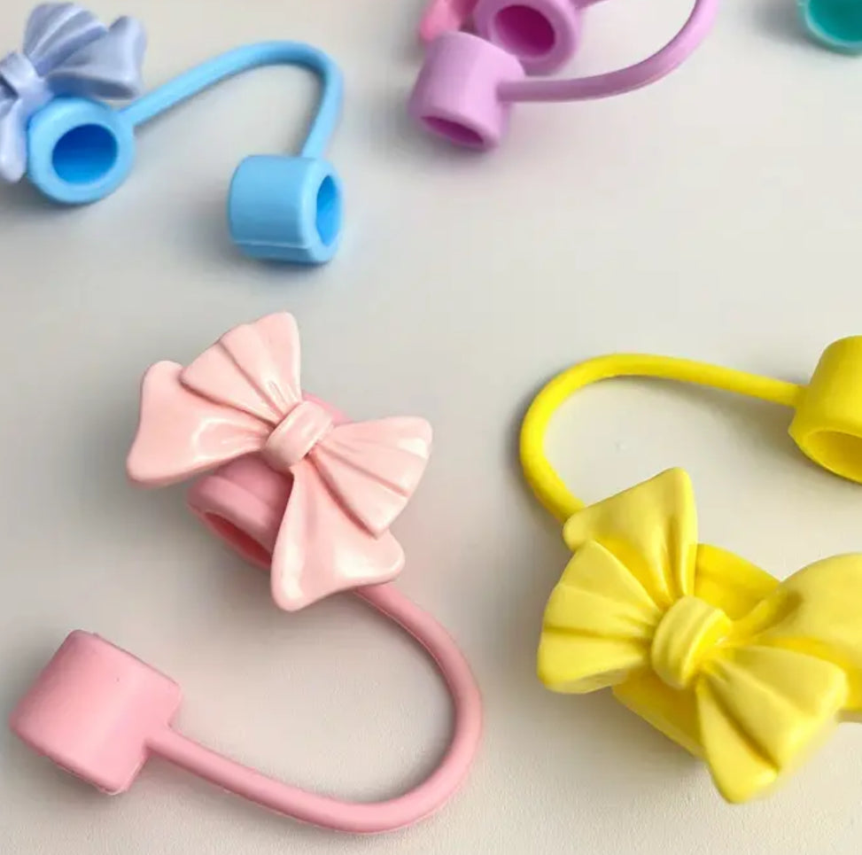 Ribbon Straw Toppers